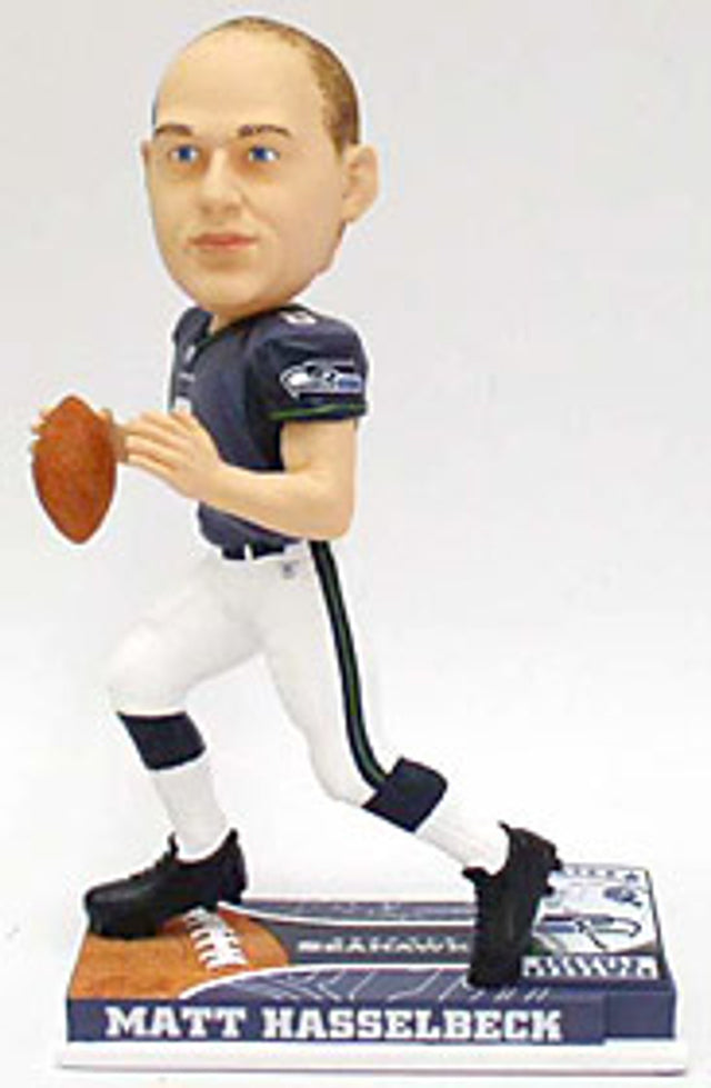 Figura cabezona de Matt Hasselbeck de los Seattle Seahawks, coleccionable para siempre