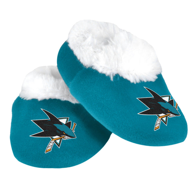 Pantuflas de San Jose Sharks - Botines para bebé - 0 a 3 meses - S