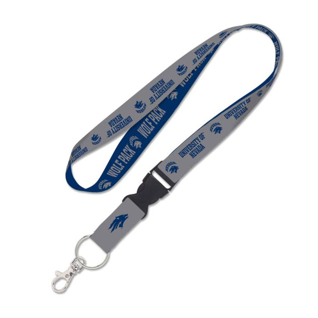 Nevada Wolf Pack Lanyard w/detach. buckle 3/4"