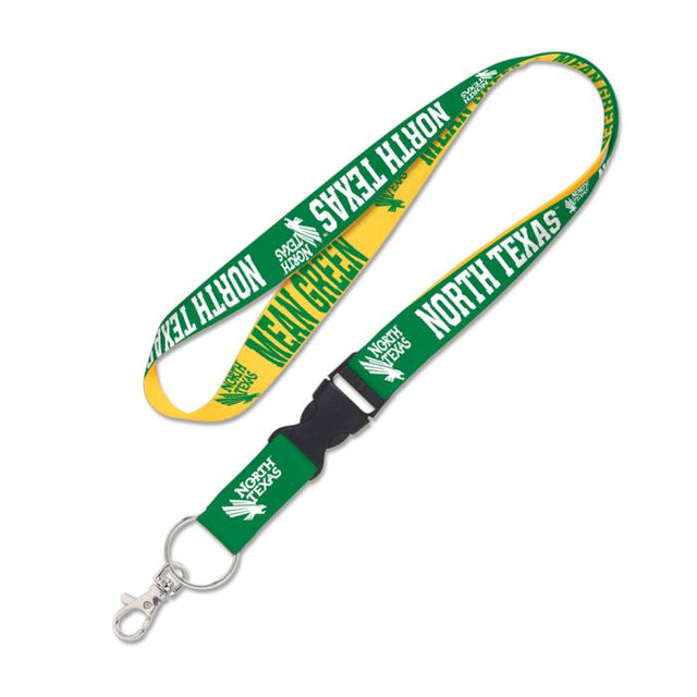 North Texas Mean Green Lanyard w/detach. buckle 3/4"