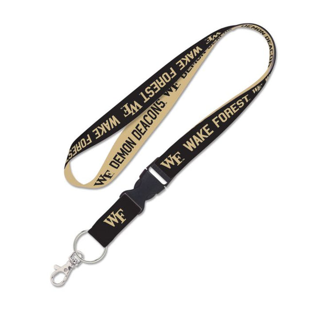 Cordón de los Demon Deacons de Wake Forest con hebilla desmontable de 1"