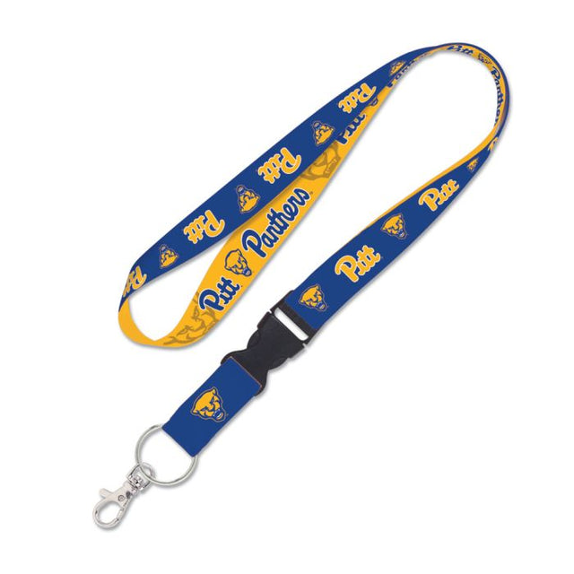 Pittsburgh Panthers Lanyard w/detachable buckle 1"