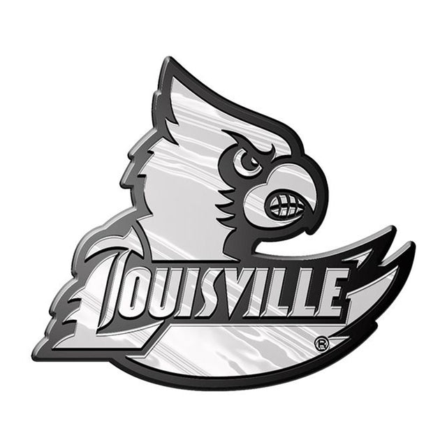 Emblema para automóvil de los Louisville Cardinals, color plateado