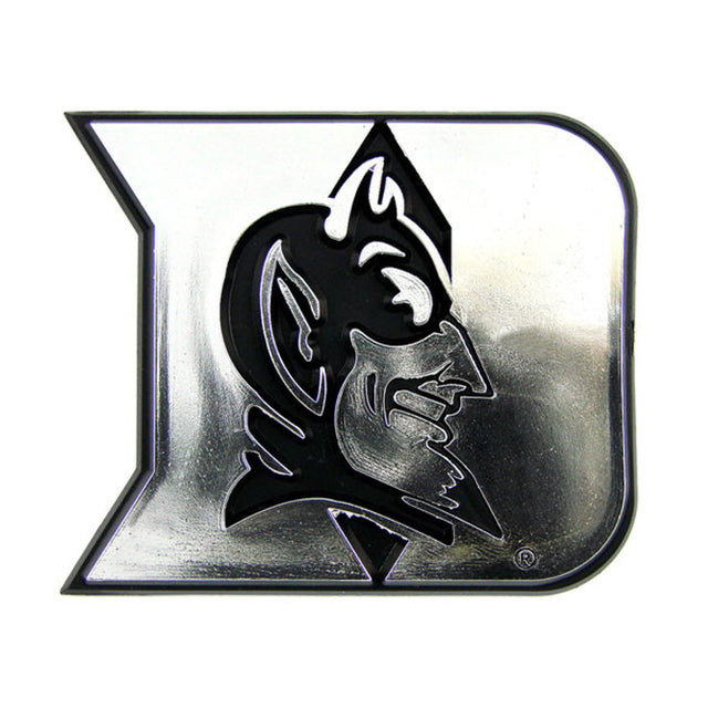 Duke Blue Devils Auto Emblem - Silver