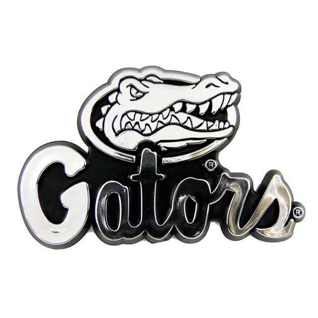 Emblema para automóvil de los Florida Gators, color plateado