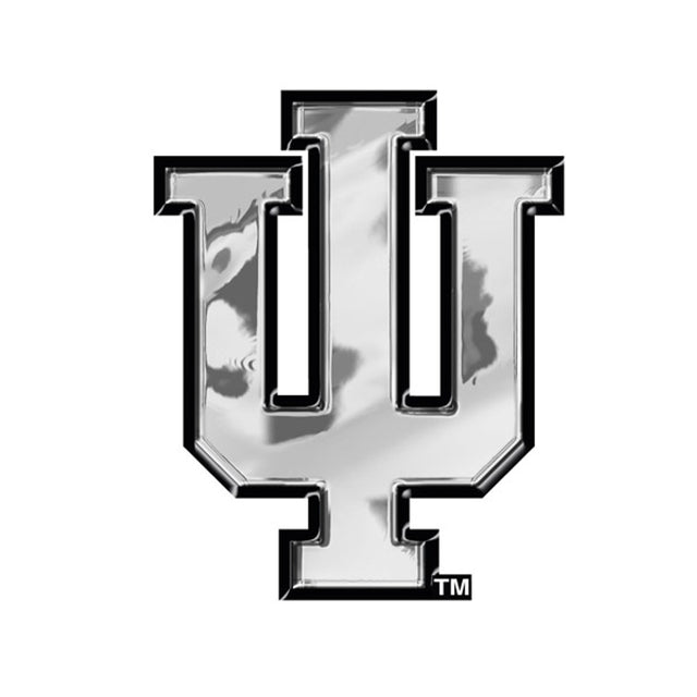 Emblema para automóvil de Indiana Hoosiers, color plateado