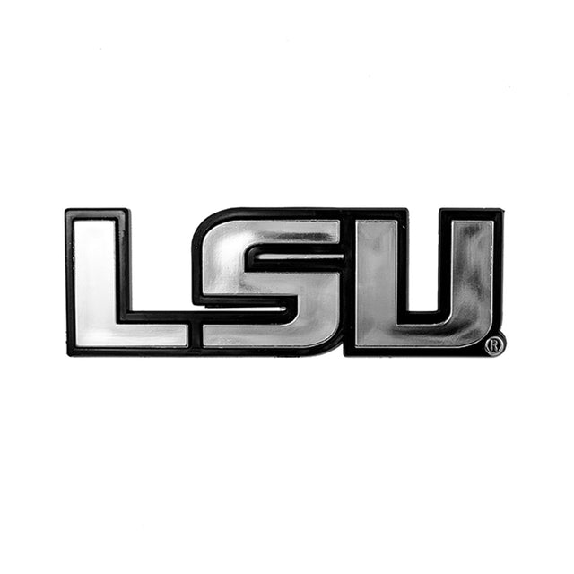 Emblema para automóvil de los LSU Tigers, color plateado