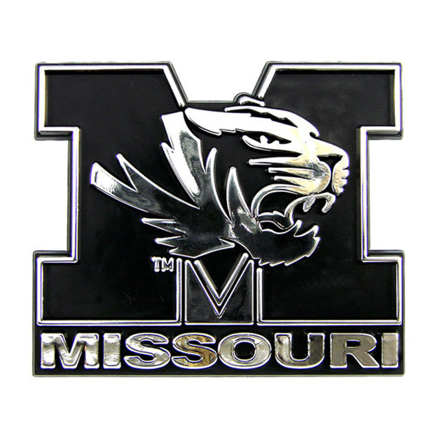 Emblema para automóvil de los Missouri Tigers, color plateado