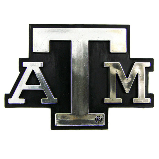 Emblema para automóvil de los Texas A&amp;M Aggies, color plateado