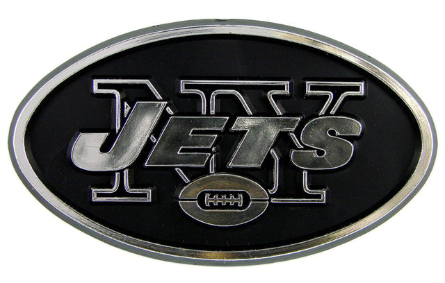 Emblema para automóvil de los New York Jets, color plateado