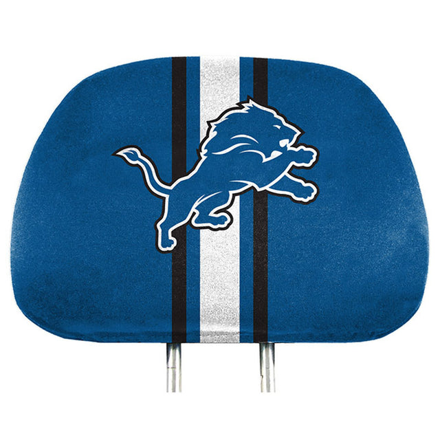 Detroit Lions Headrest Covers Full Printed Style