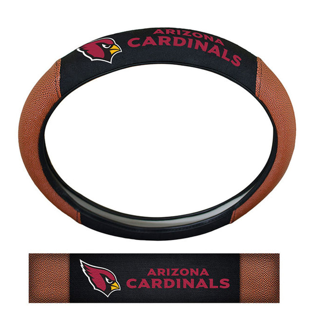 Funda para volante de los Arizona Cardinals, estilo piel de cerdo de primera calidad