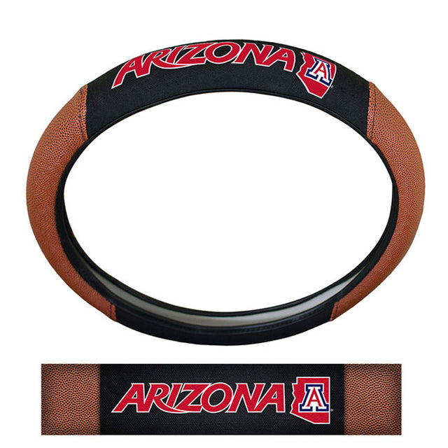 Arizona Wildcats Steering Wheel Cover - Premium Pigskin