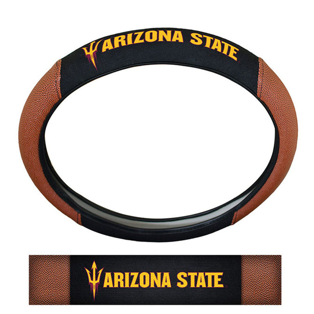 Funda para volante de Arizona State Sun Devils: piel de cerdo de primera calidad