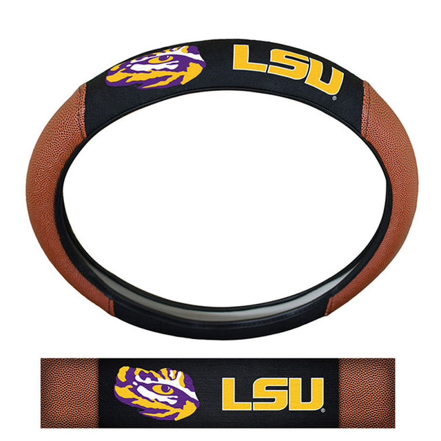 Funda para volante de LSU Tigers, estilo piel de cerdo de primera calidad