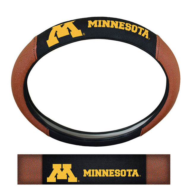 Funda para volante de Minnesota Golden Gophers: piel de cerdo de primera calidad