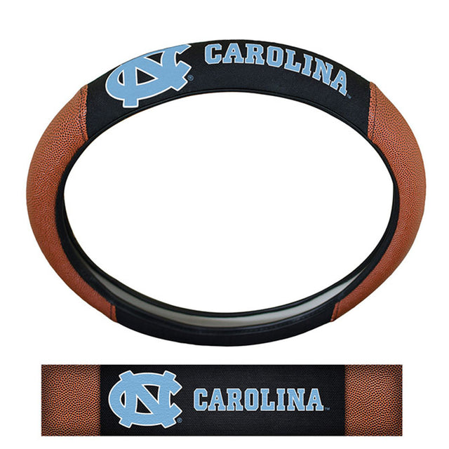 Funda para volante de los Tar Heels de Carolina del Norte: piel de cerdo de primera calidad