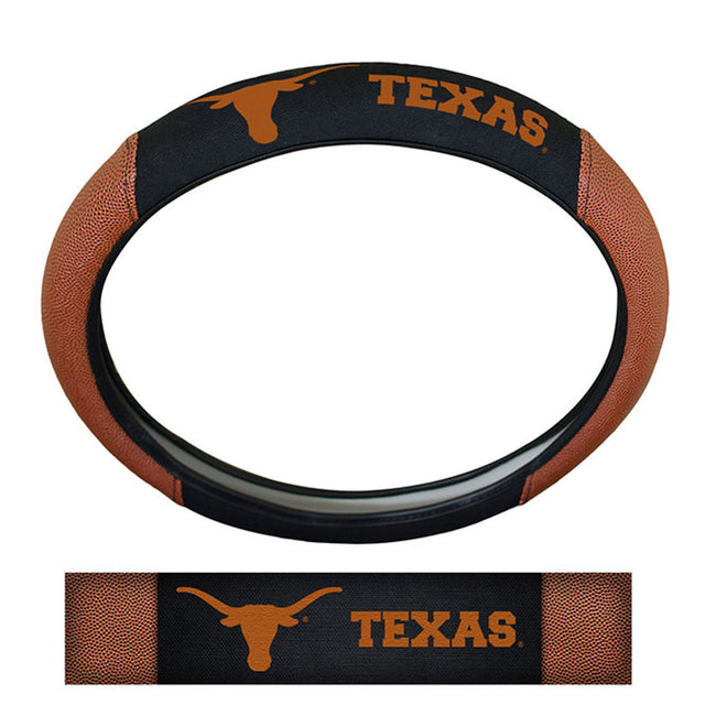 Funda para volante de Texas Longhorns: piel de cerdo de primera calidad