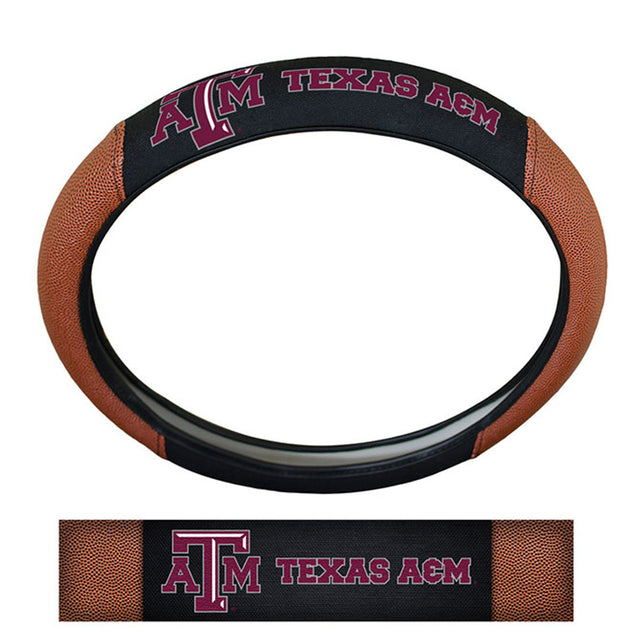 Funda para volante de Texas A&amp;M Aggies: piel de cerdo de primera calidad