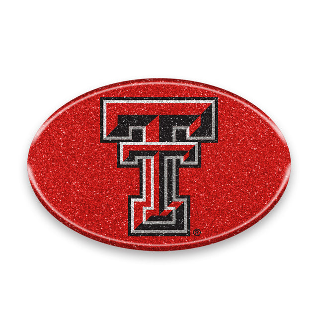 Emblema para automóvil de los Texas Tech Red Raiders: color ovalado brillante