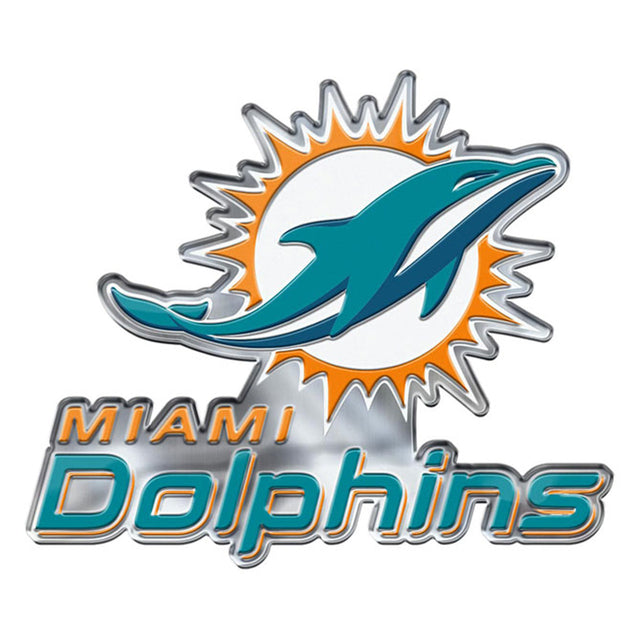 Logotipo alternativo de color para el emblema del automóvil de los Miami Dolphins