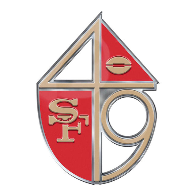 Logotipo alternativo de color del emblema del automóvil de los San Francisco 49ers