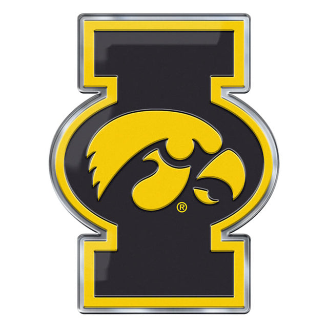 Logotipo alternativo de color del emblema del automóvil de Iowa Hawkeyes