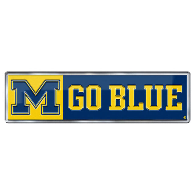 Michigan Wolverines Auto Emblem Color Alternate Logo