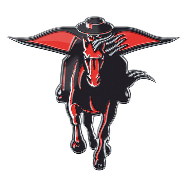 Logotipo alternativo de color del emblema del automóvil de los Texas Tech Red Raiders