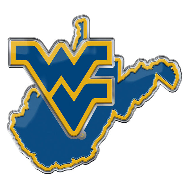 West Virginia Mountaineers Auto Emblem Color Alternate Logo