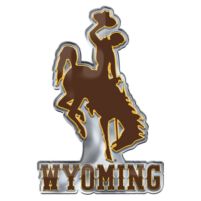 Logotipo alternativo de color del emblema del automóvil de los Wyoming Cowboys