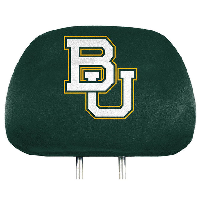 Fundas para reposacabezas de los Baylor Bears con estampado completo