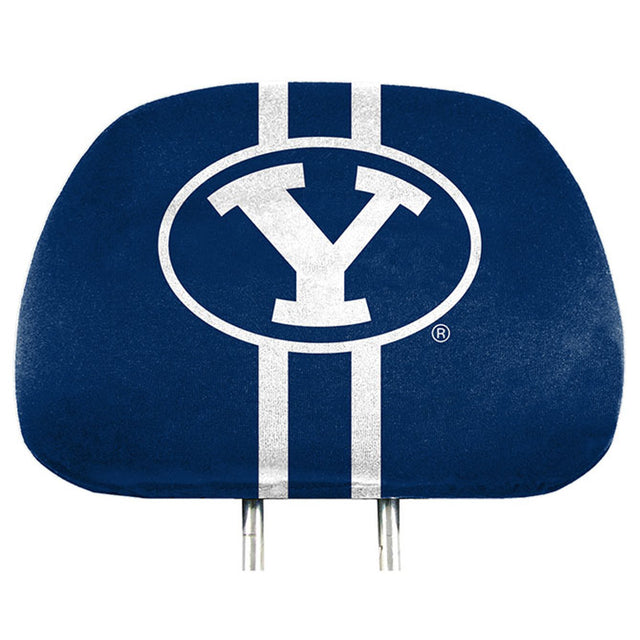 Fundas para reposacabezas de BYU Cougars con estampado completo