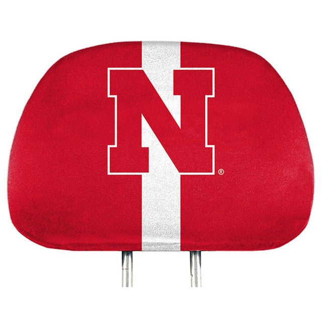 Fundas para reposacabezas con estampado completo de los Nebraska Cornhuskers