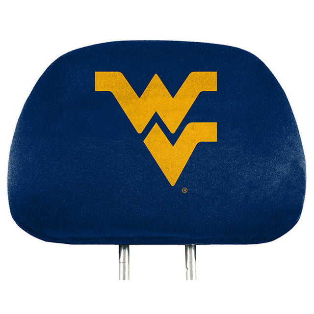 Fundas para reposacabezas de los West Virginia Mountaineers con estampado completo