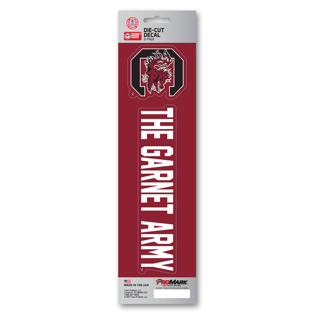 South Carolina Gamecocks Decal Die Cut Slogan Pack