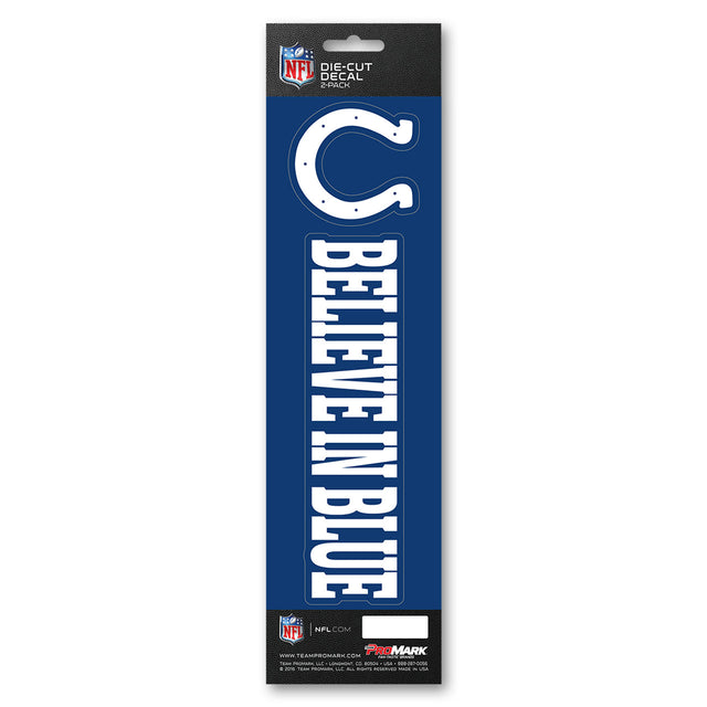 Indianapolis Colts Decal Die Cut Slogan Pack