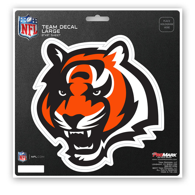 Cincinnati Bengals Decal 8x8 Die Cut