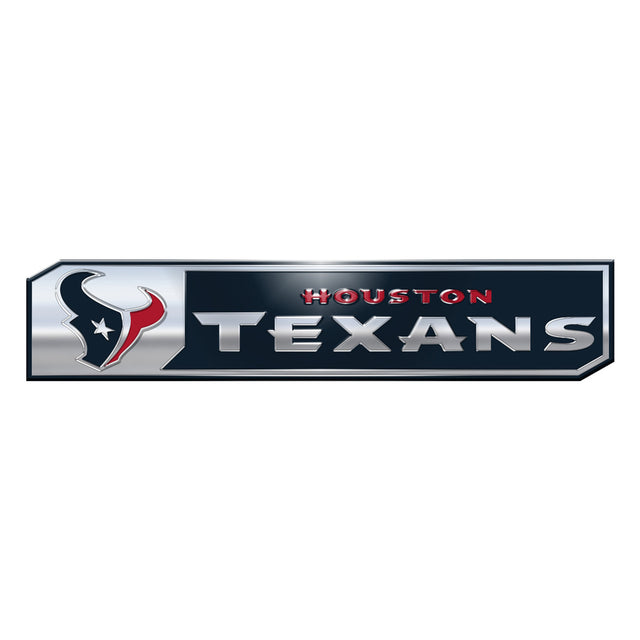 Paquete de 2 emblemas para autos de los Houston Texans, edición para camioneta