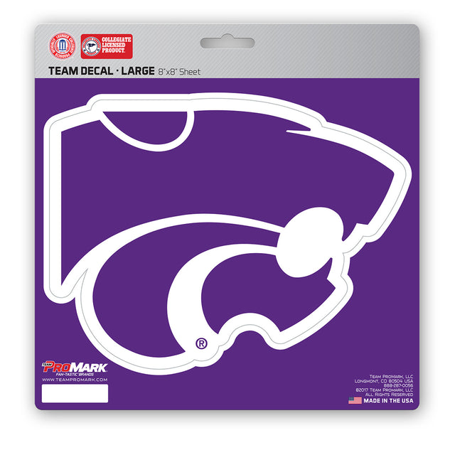 Kansas State Wildcats Decal 8x8 Die Cut