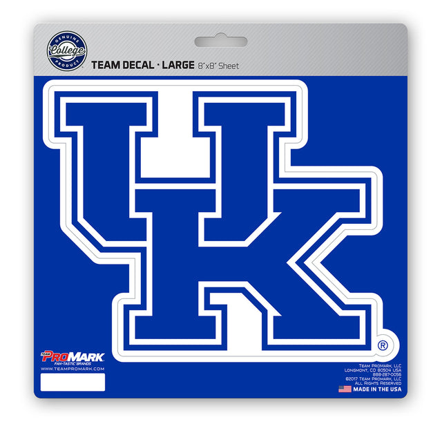 Calcomanía de Kentucky Wildcats troquelada de 8 x 8 pulgadas