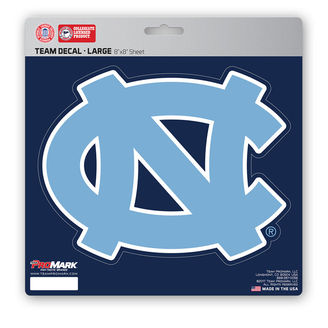 North Carolina Tar Heels Decal 8x8 Die Cut