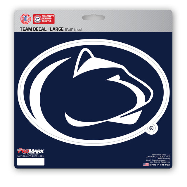 Calcomanía troquelada de 8 x 8 de los Penn State Nittany Lions