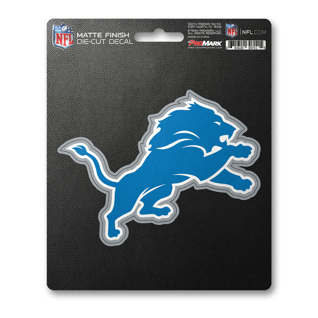 Detroit Lions Decal 5x6.25 Die Cut Matte