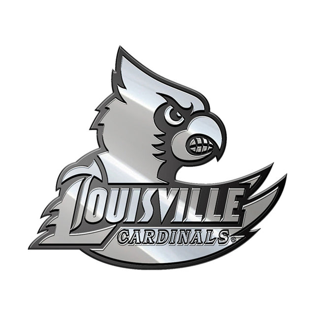 Emblema de metal premium para automóvil de los Louisville Cardinals