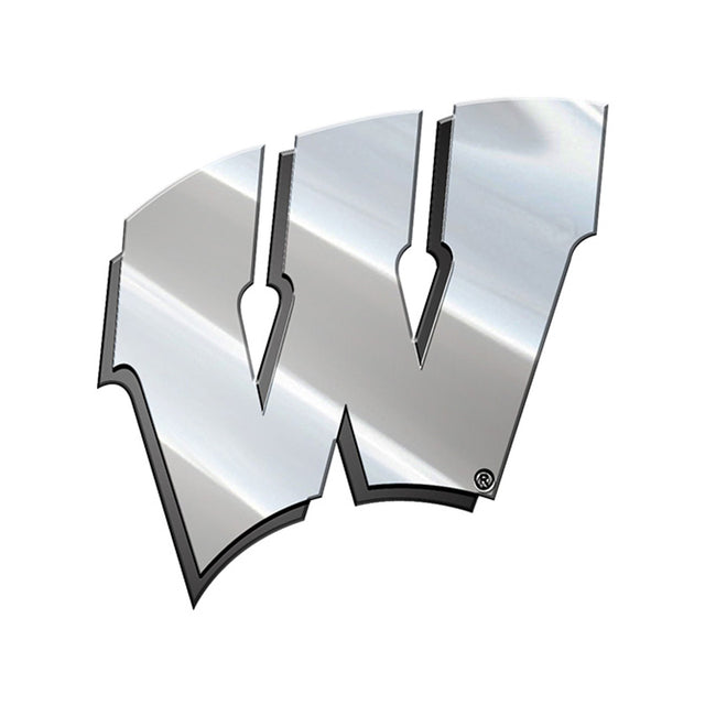 Wisconsin Badgers Auto Emblem Premium Metal