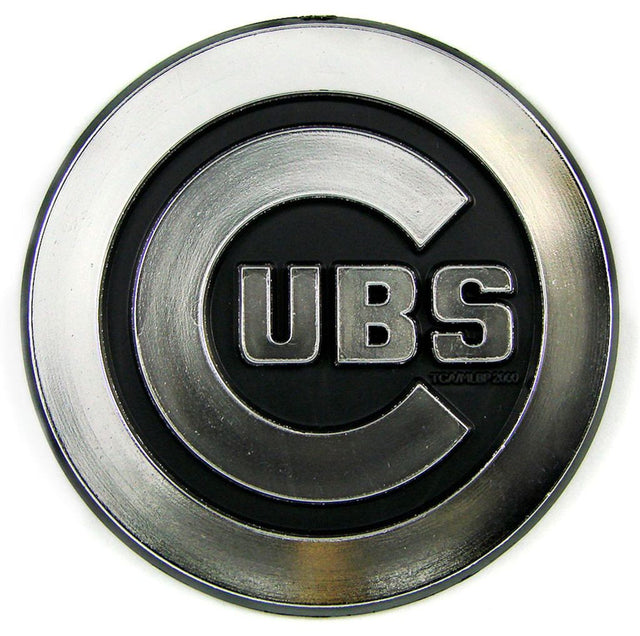 Emblema para automóvil de los Chicago Cubs, color plateado