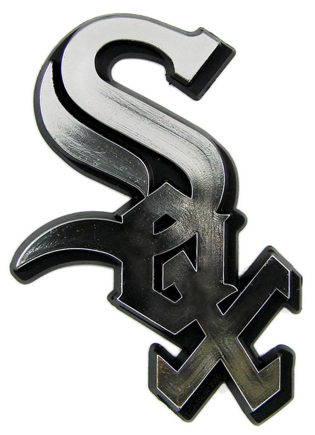 Emblema para automóvil de los Chicago White Sox, color plateado