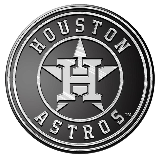 Emblema para automóvil de los Houston Astros, color plateado