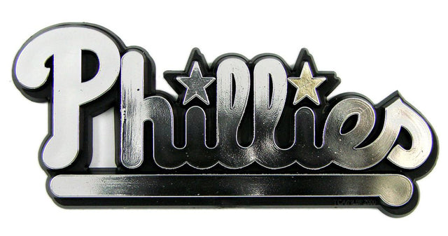 Emblema para automóvil de los Philadelphia Phillies, color plateado